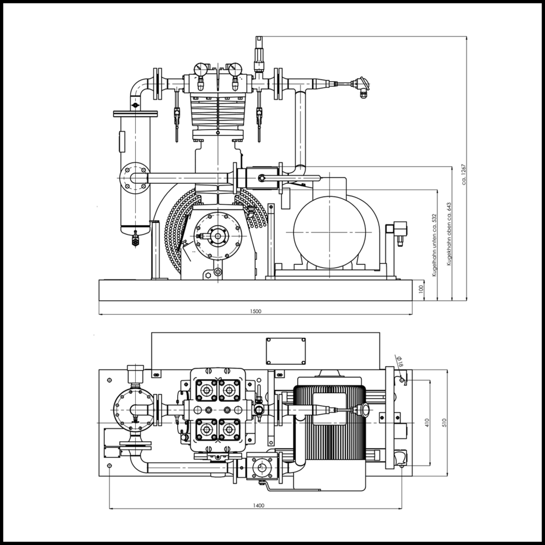 FAS компрессорный агрегат тип Blackmer 601 Арт.21120